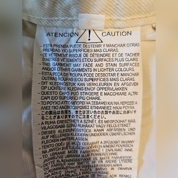 Zara Relaxed Wide Leg Jeans, White, Size 32 - Picture 5 of 7